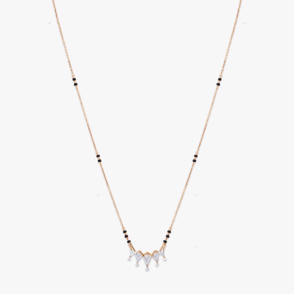 Chic Fusion Diamond Mangalsutra,,hi-res image number null