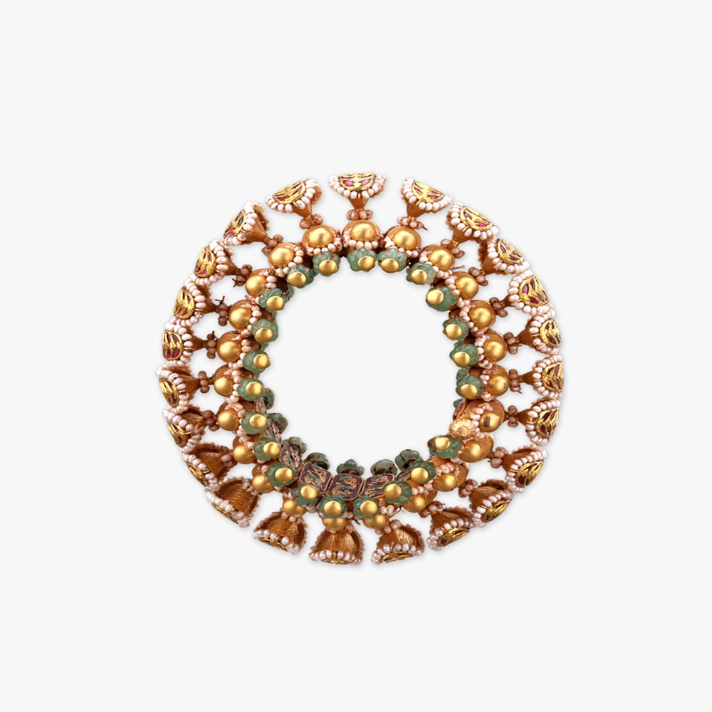Rajwada Vaibhav Gold Bangles,,hi-res image number null