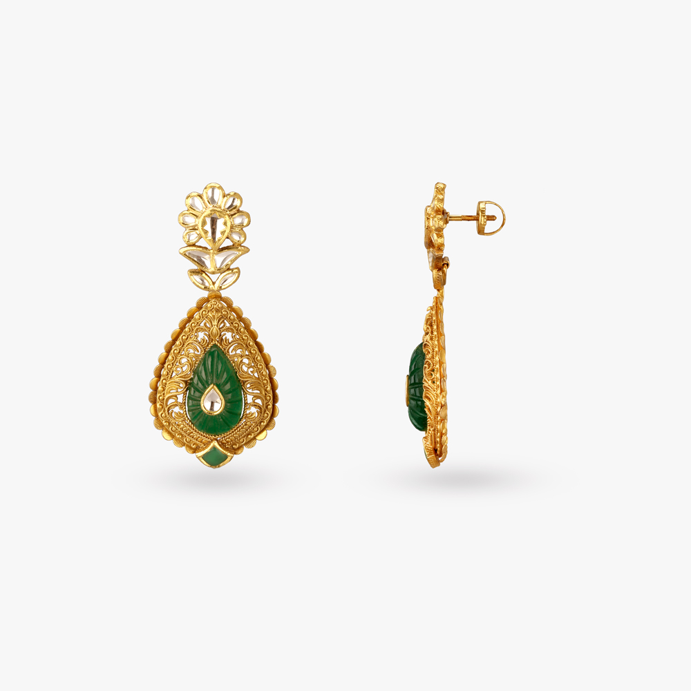 Magnificent Majesty Gold Necklace Set,,hi-res image number null