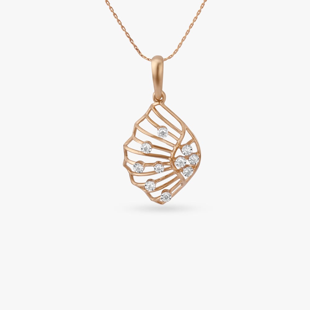 

Radiant Fan Diamond Pendant