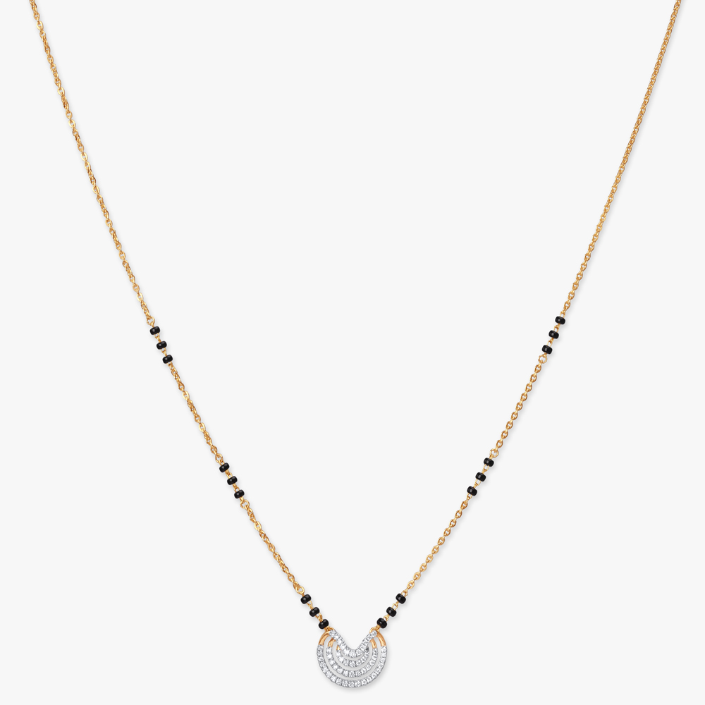 Eternal Arc Diamond Mangalsutra,,hi-res image number null