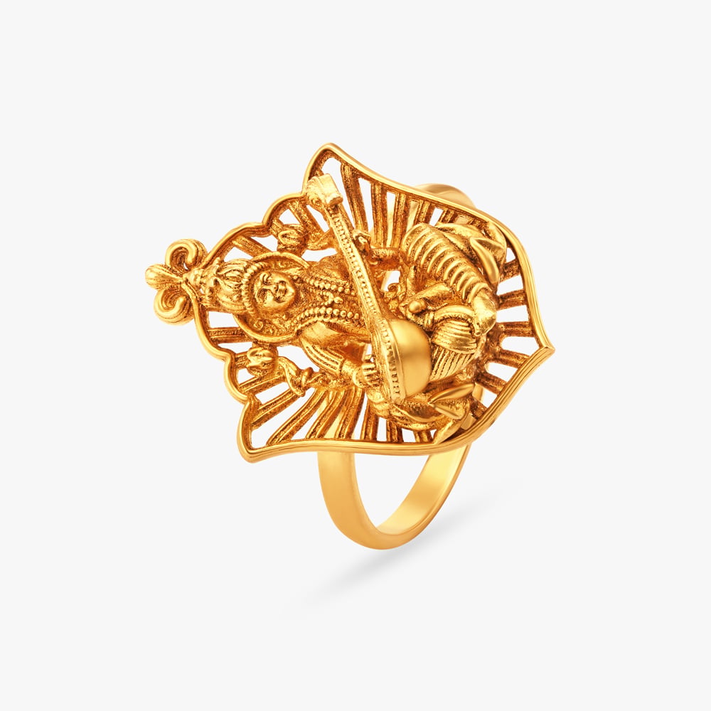 Mystical Goddess Saraswati Ring,,hi-res image number null