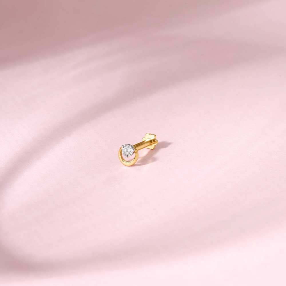 Dainty Sparkle Diamond Nose Pin,,hi-res image number null
