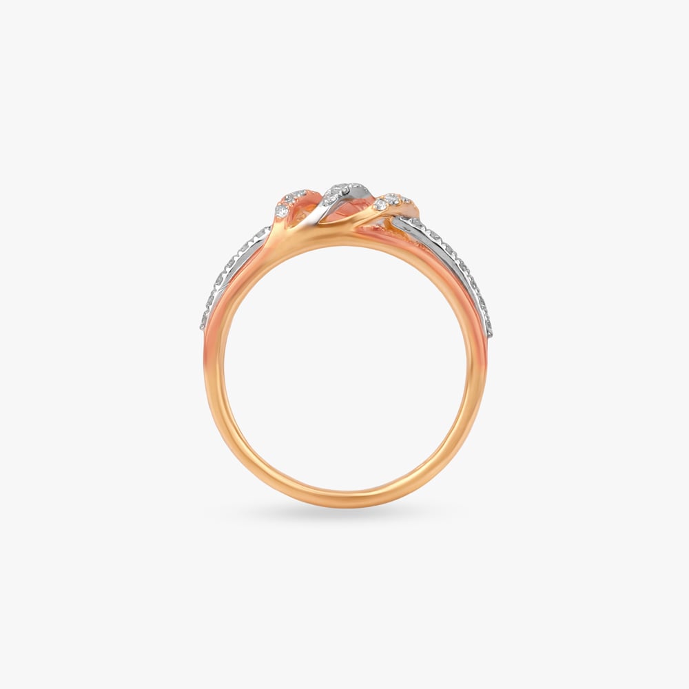 Woven Spark Diamond Finger Ring,,hi-res image number null