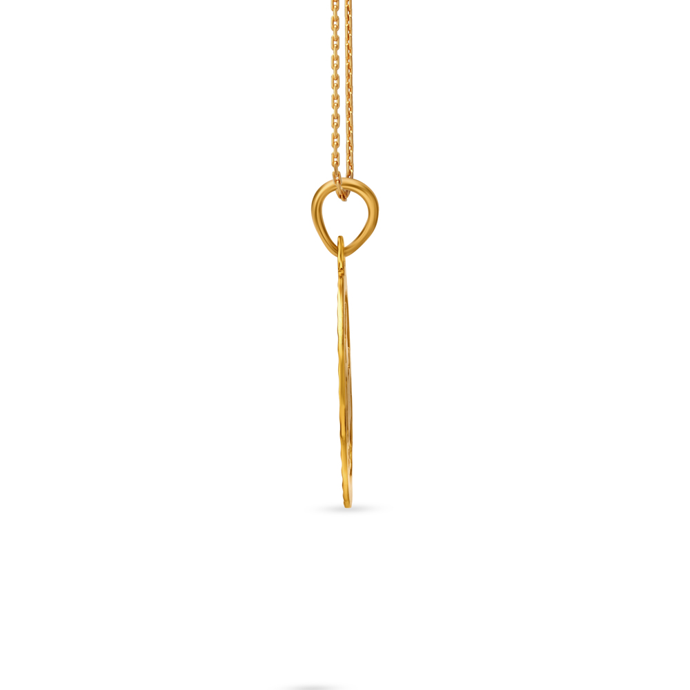 Sagittarius Zodiac Laser Cut High Polish Gold Pendant,,hi-res image number null