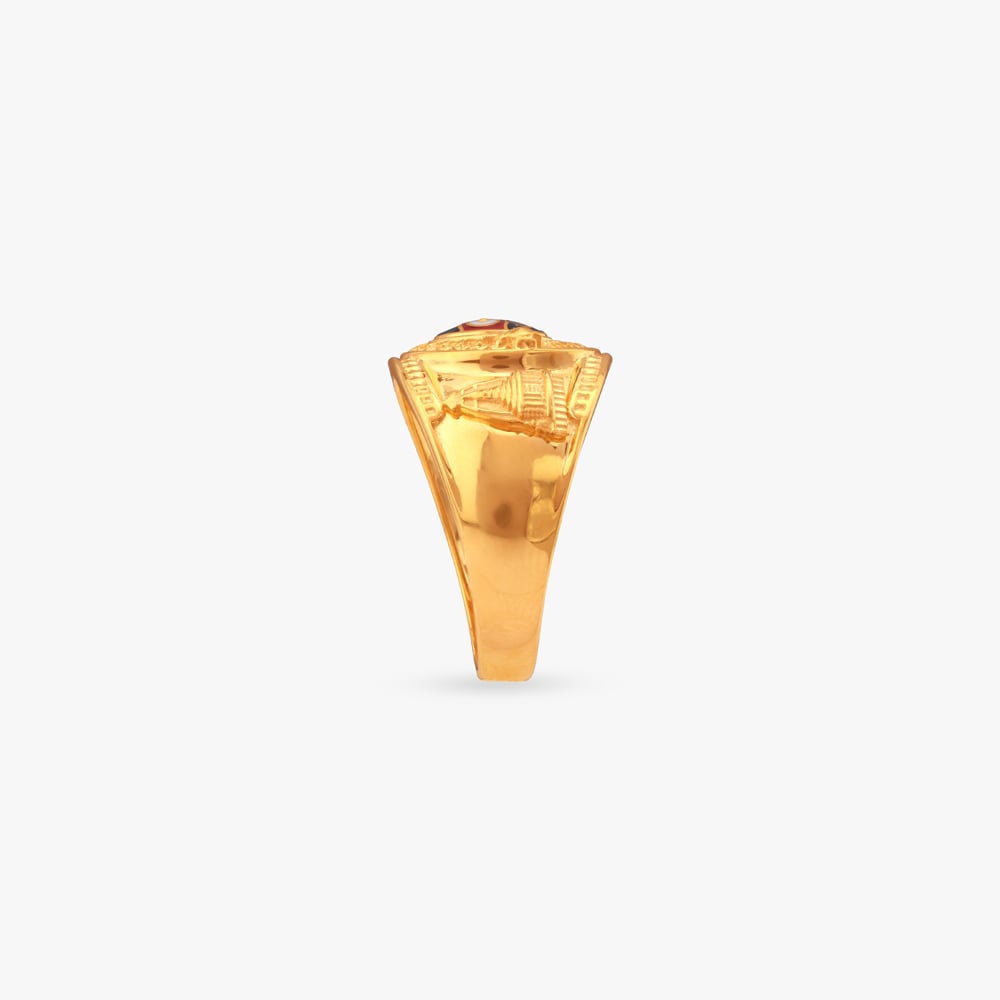 Majesty Jagannath Gold Ring for Men,,hi-res image number null