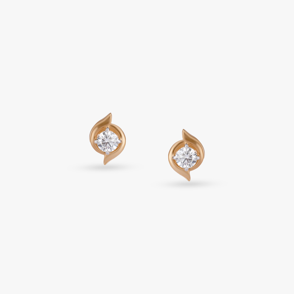 

Halo Drift Solitaire Stud Earrings