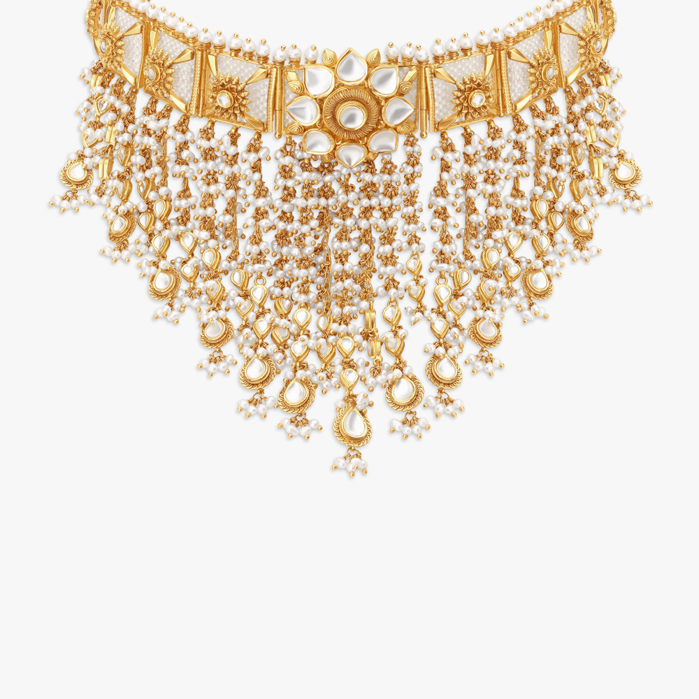 Splendid Floral Necklace set,,hi-res image number null