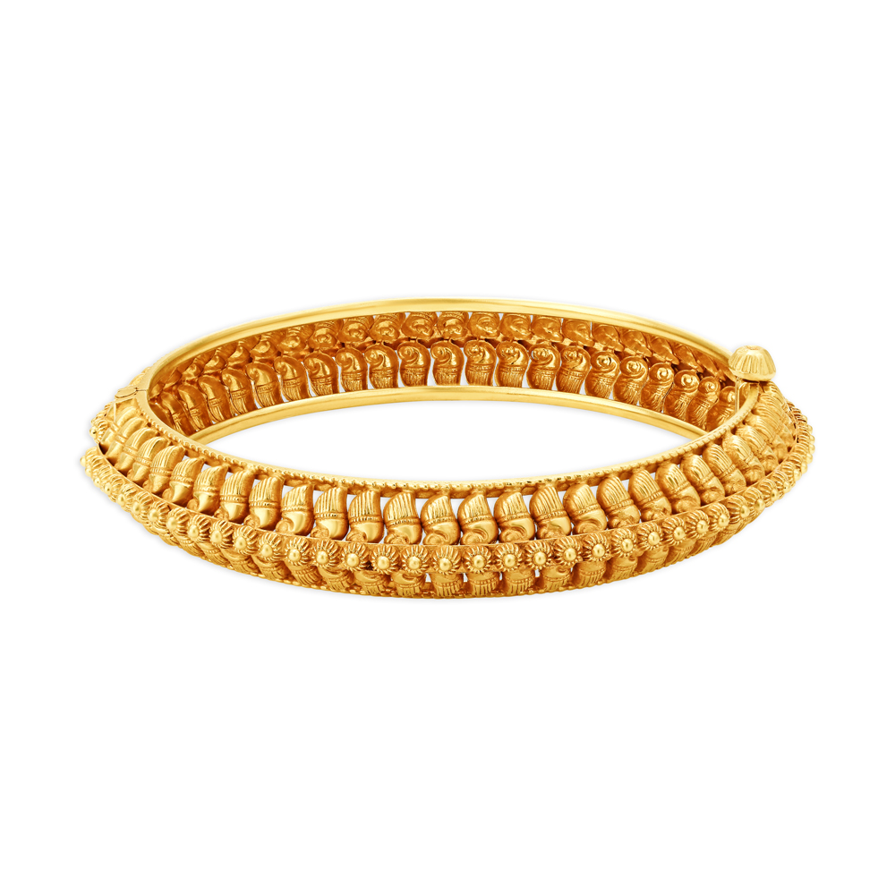 Ornate Beauty Gold Bangles,,hi-res image number null