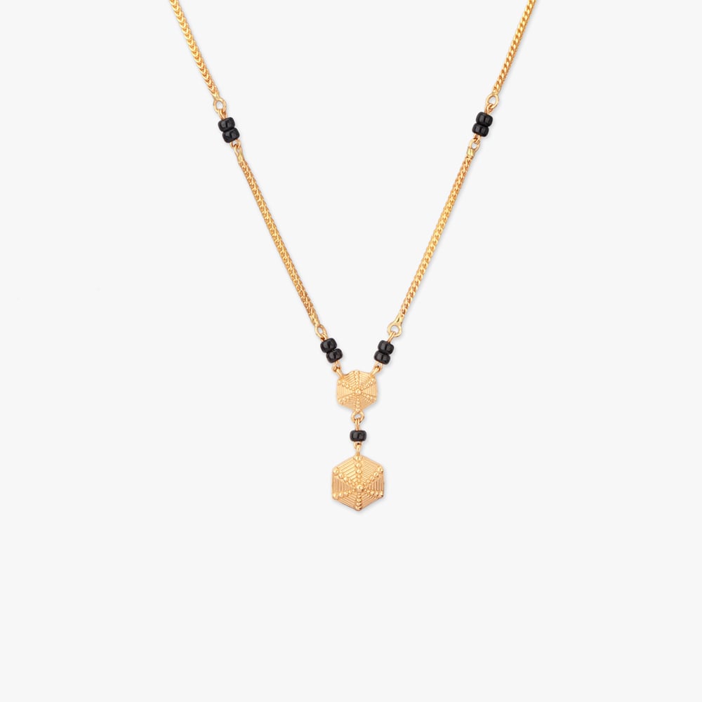 

Radiant Blocks Gold Mangalsutra