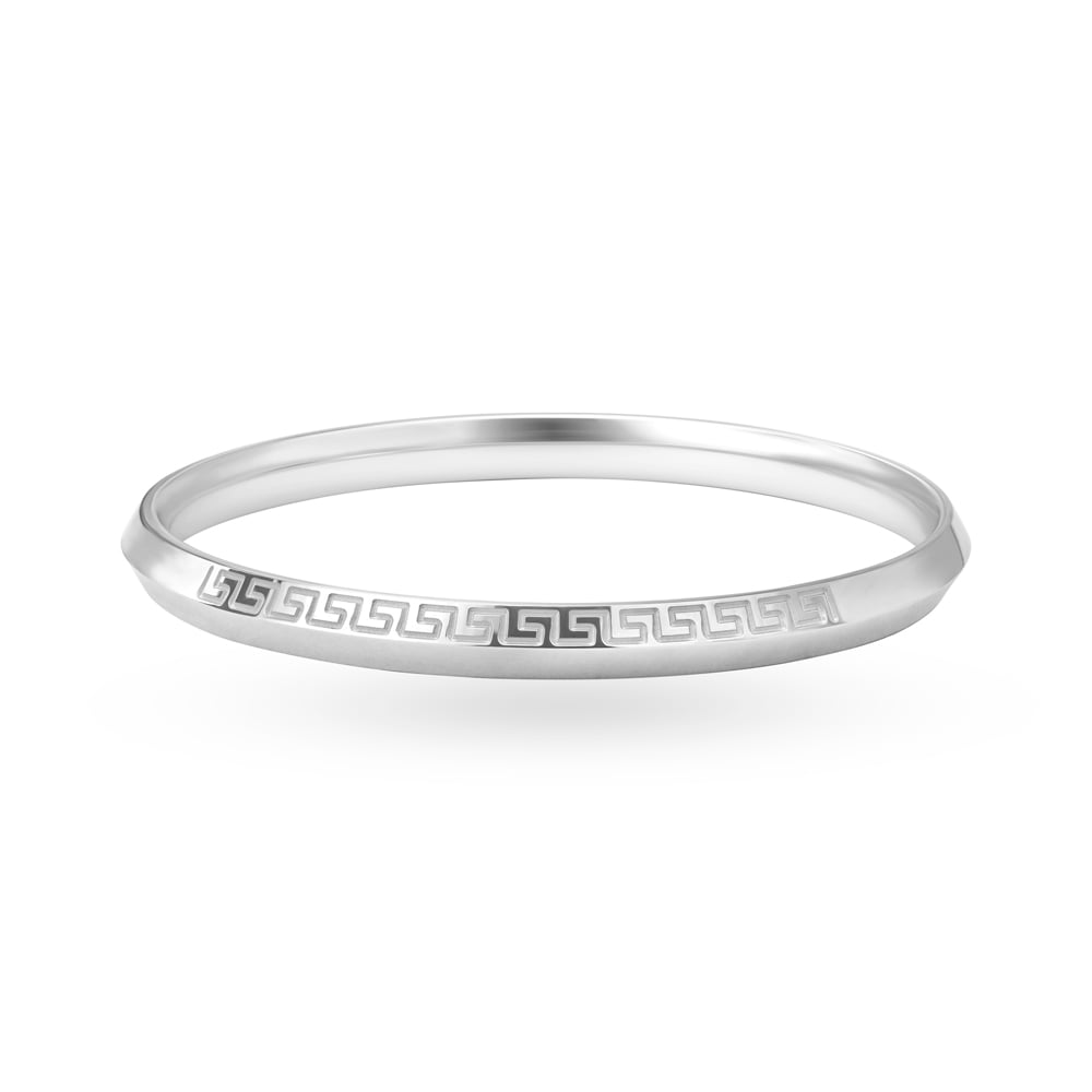 Classy Platinum Kada for Men,,hi-res image number null