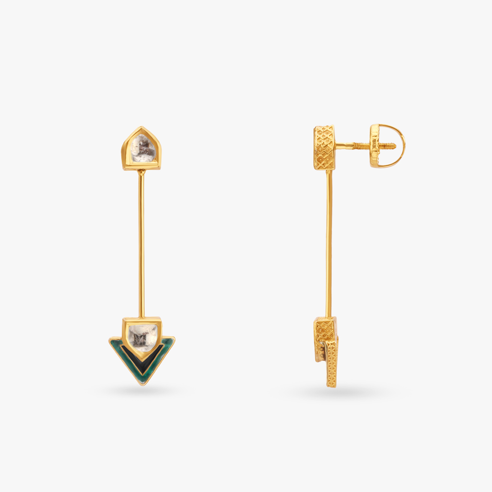 Chic Geometric Drop Earrings,,hi-res image number null