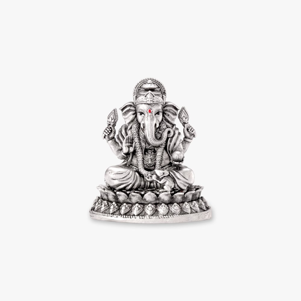 

Shri Ganesh Silver Idol