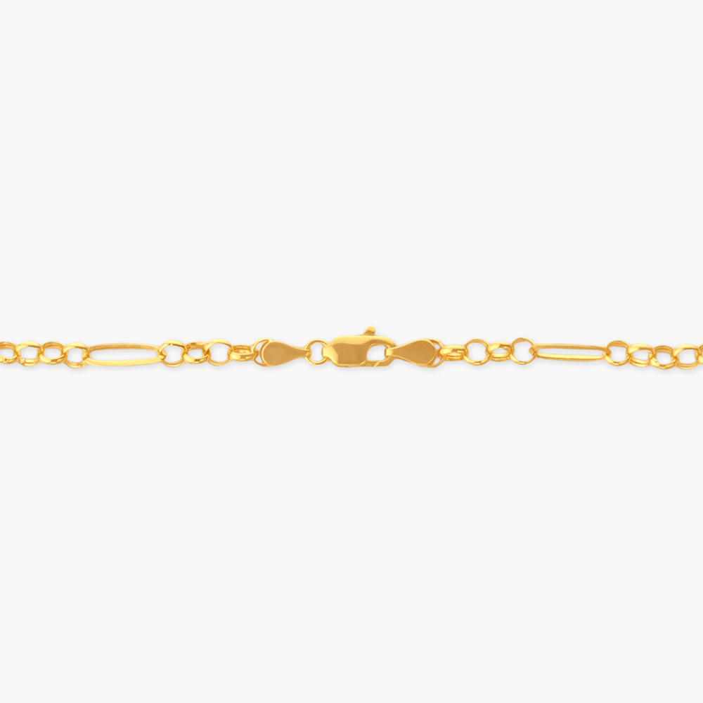 Elongated Link Gold Chain for Men,,hi-res image number null