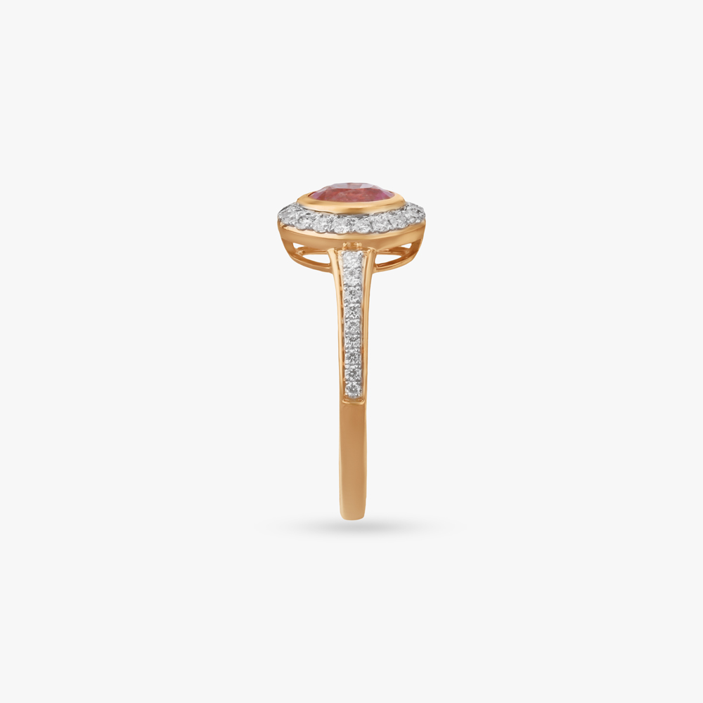 Oval Halo Diamond Ring,,hi-res image number null
