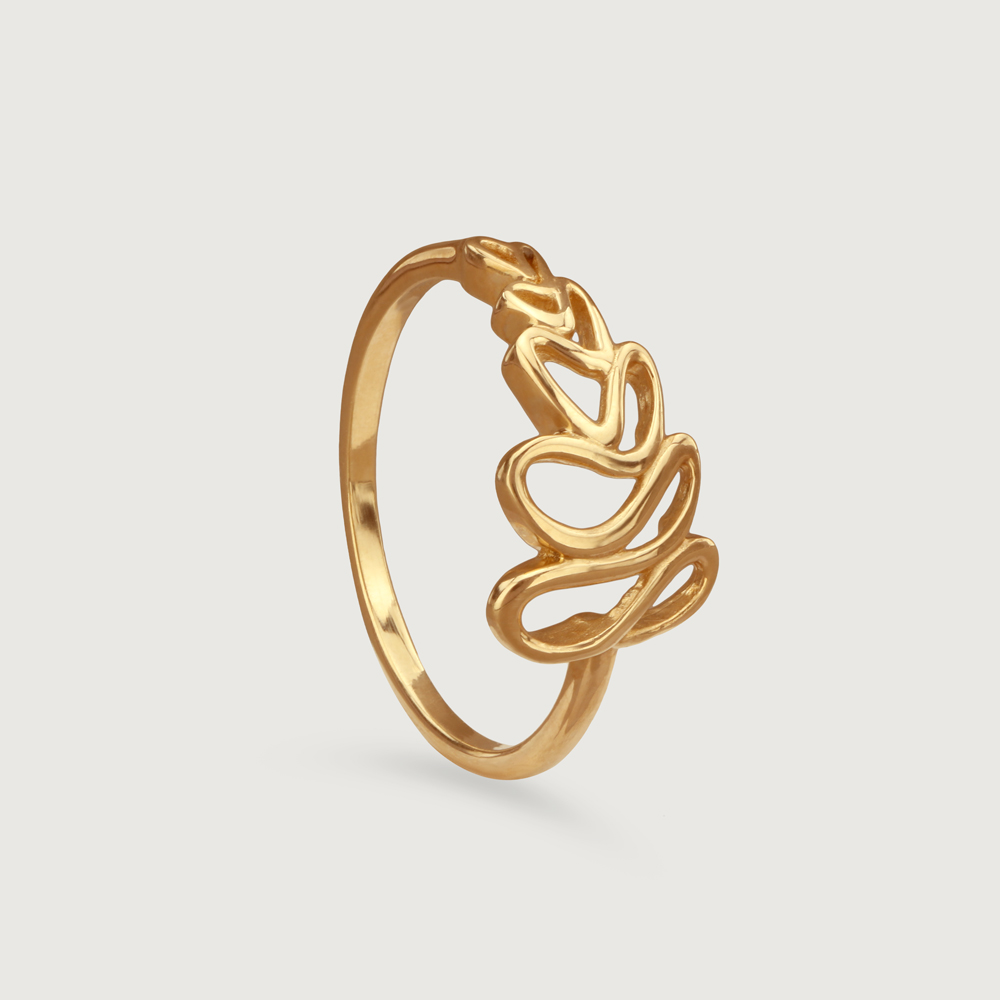 Whimsical Vine Gold Ring,,hi-res image number null