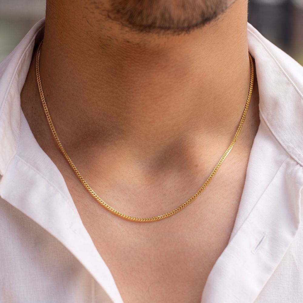 Shimmering Gold Foxtail Chain,,hi-res image number null