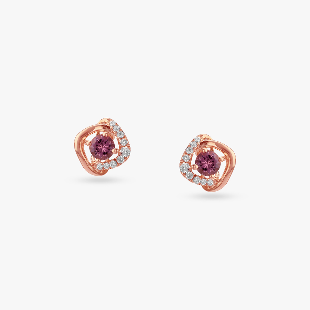 Poppy Pink Diamond Necklace Set,,hi-res image number null
