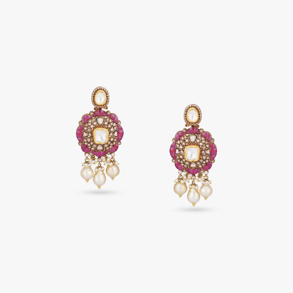 Polki & Ruby Choker Neckwear Set,,hi-res image number null