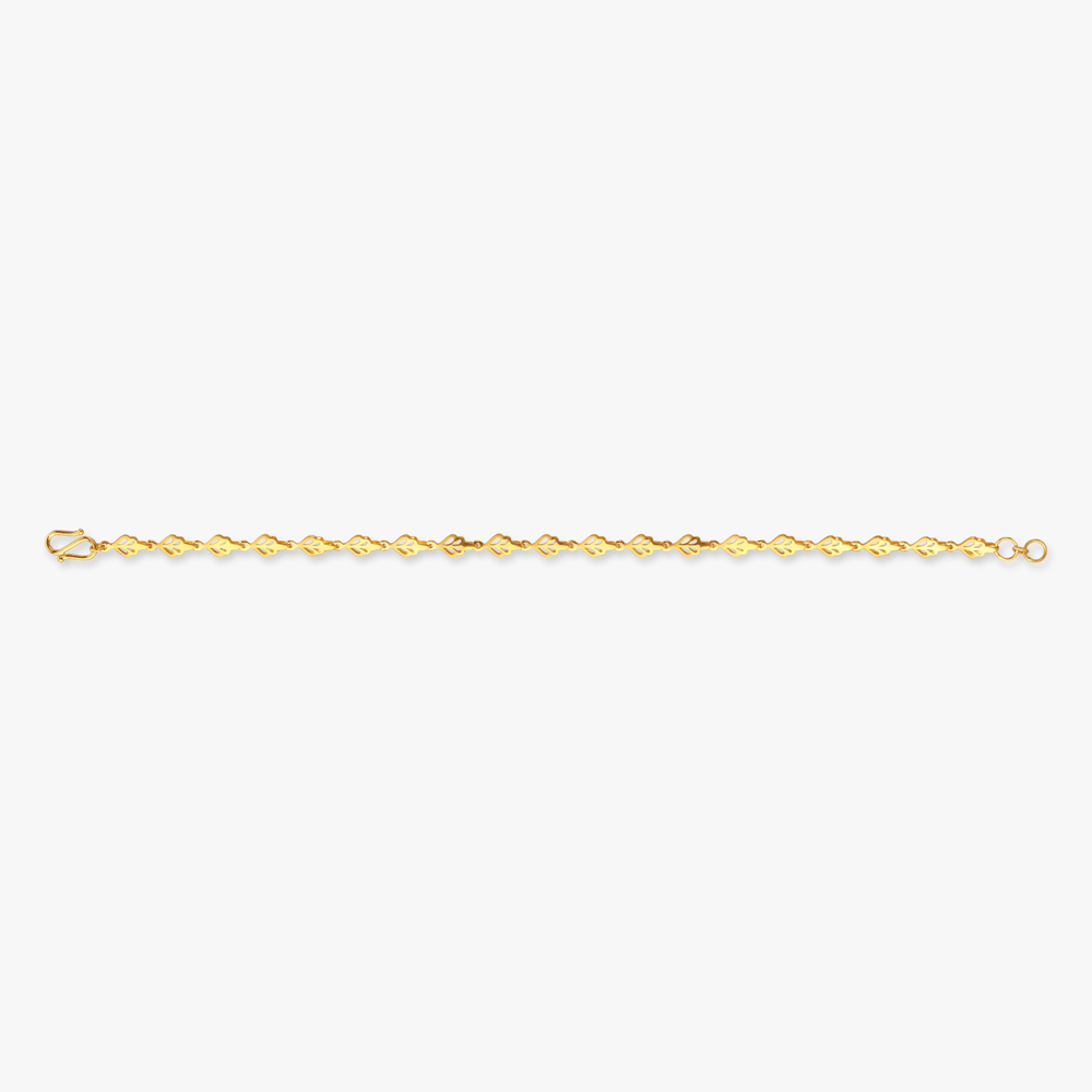 

Fluid Vine Gold Bracelet