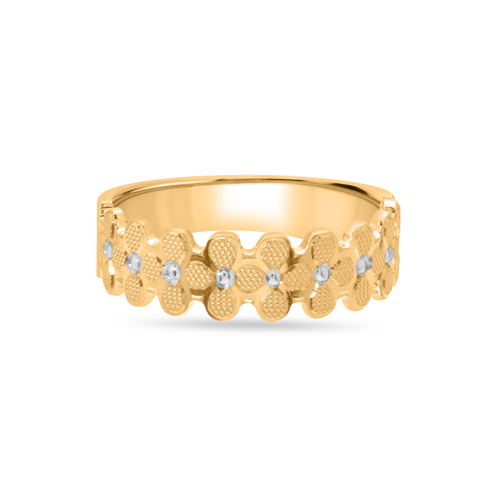 Blossom Organic Shaped Ring Go Gold