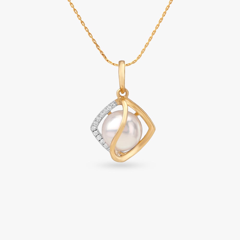 Framed Moonlight Diamond Pendant,,hi-res image number null