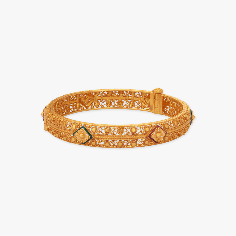 Twilight Hues Gold Bangle,,hi-res image number null