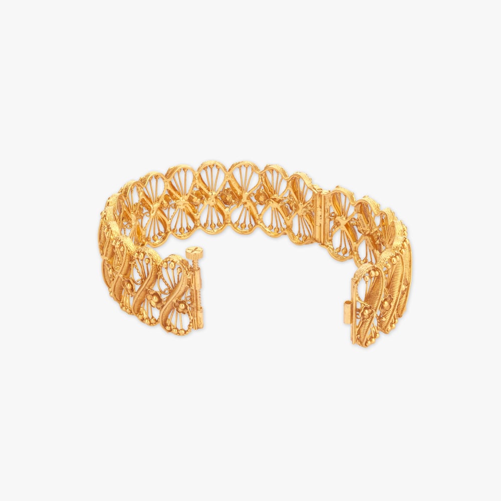 Kolka Symphony Choor Gold Bangles,,hi-res image number null