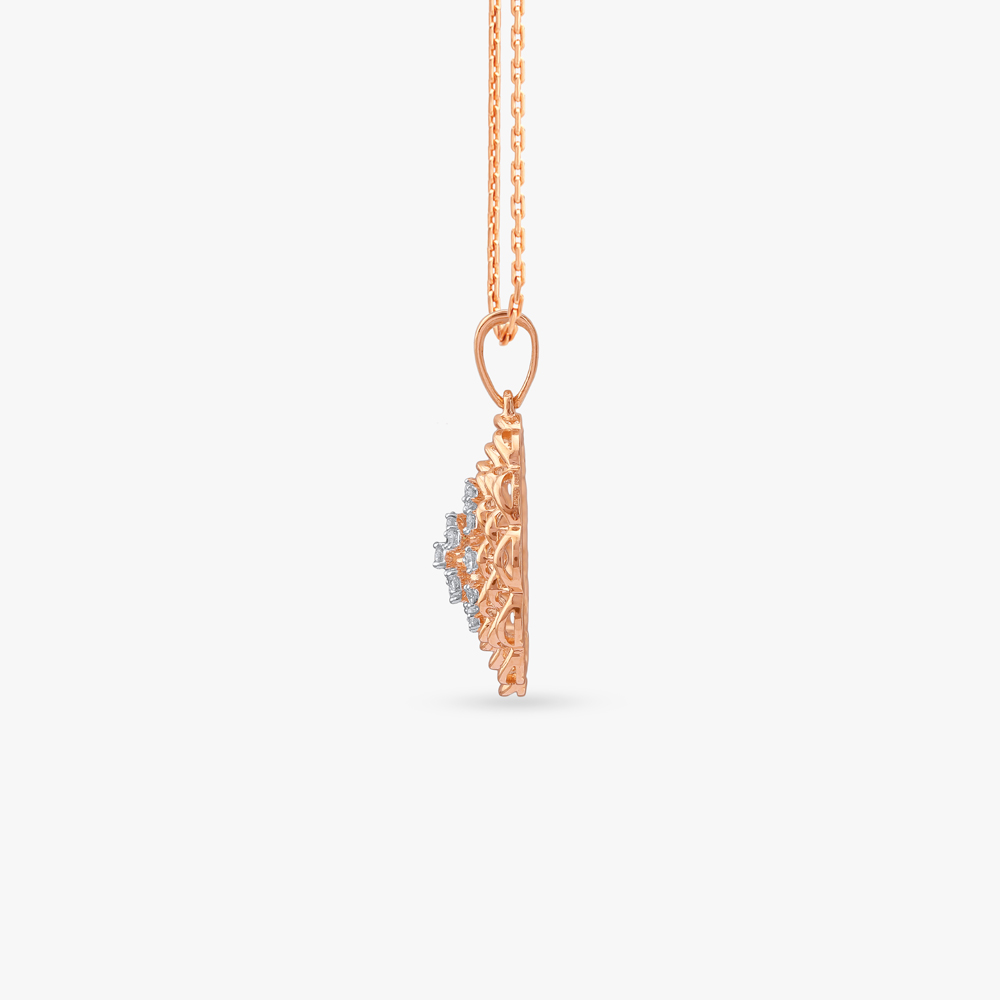 Rosette Radiance Diamond Pendant and Earrings Set,,hi-res image number null