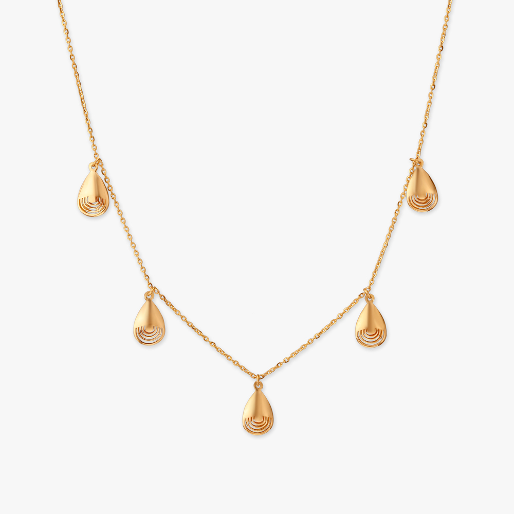 Lattice Muse Gold Necklace Set,,hi-res image number null