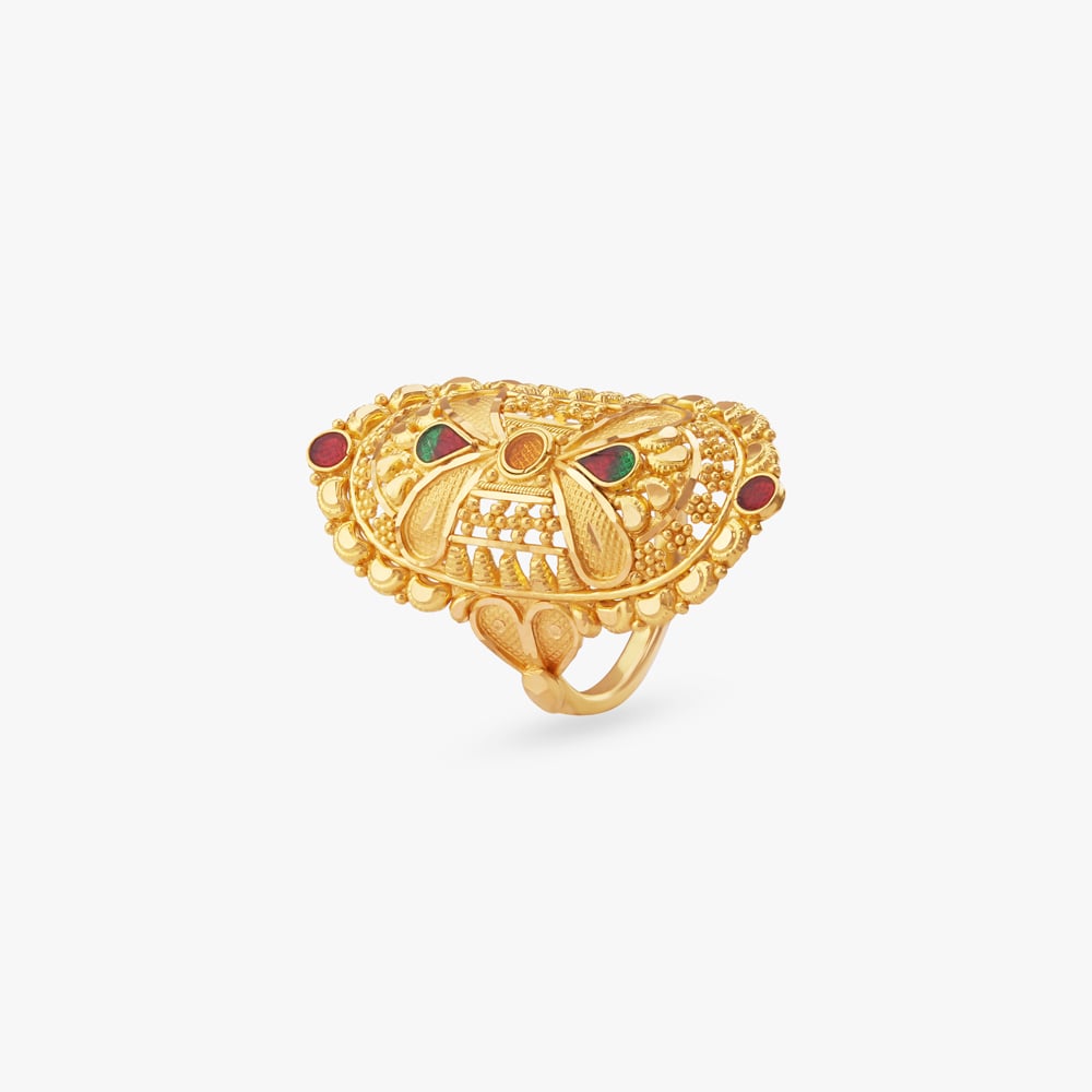 

Majestic Opulence Gold Ring