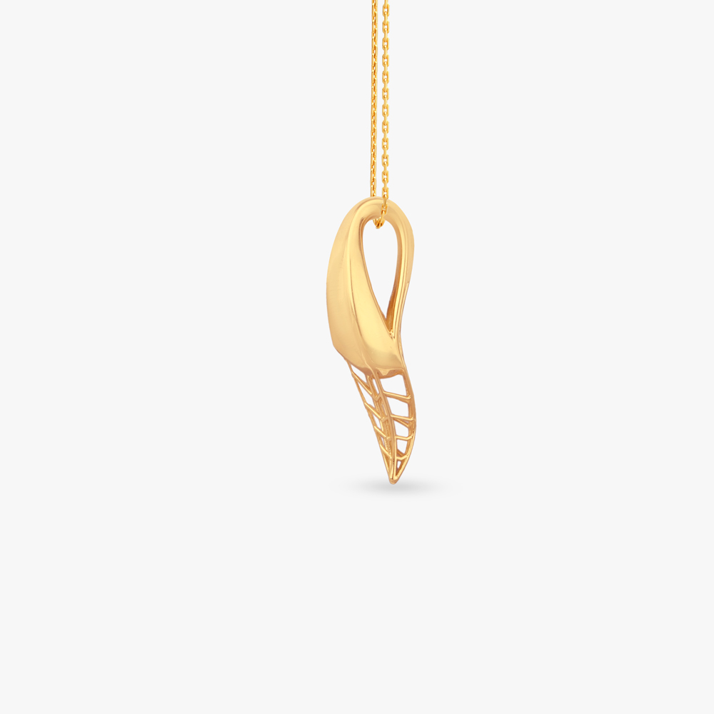 Veil Wing Gold Pendant and Earring Set,,hi-res image number null