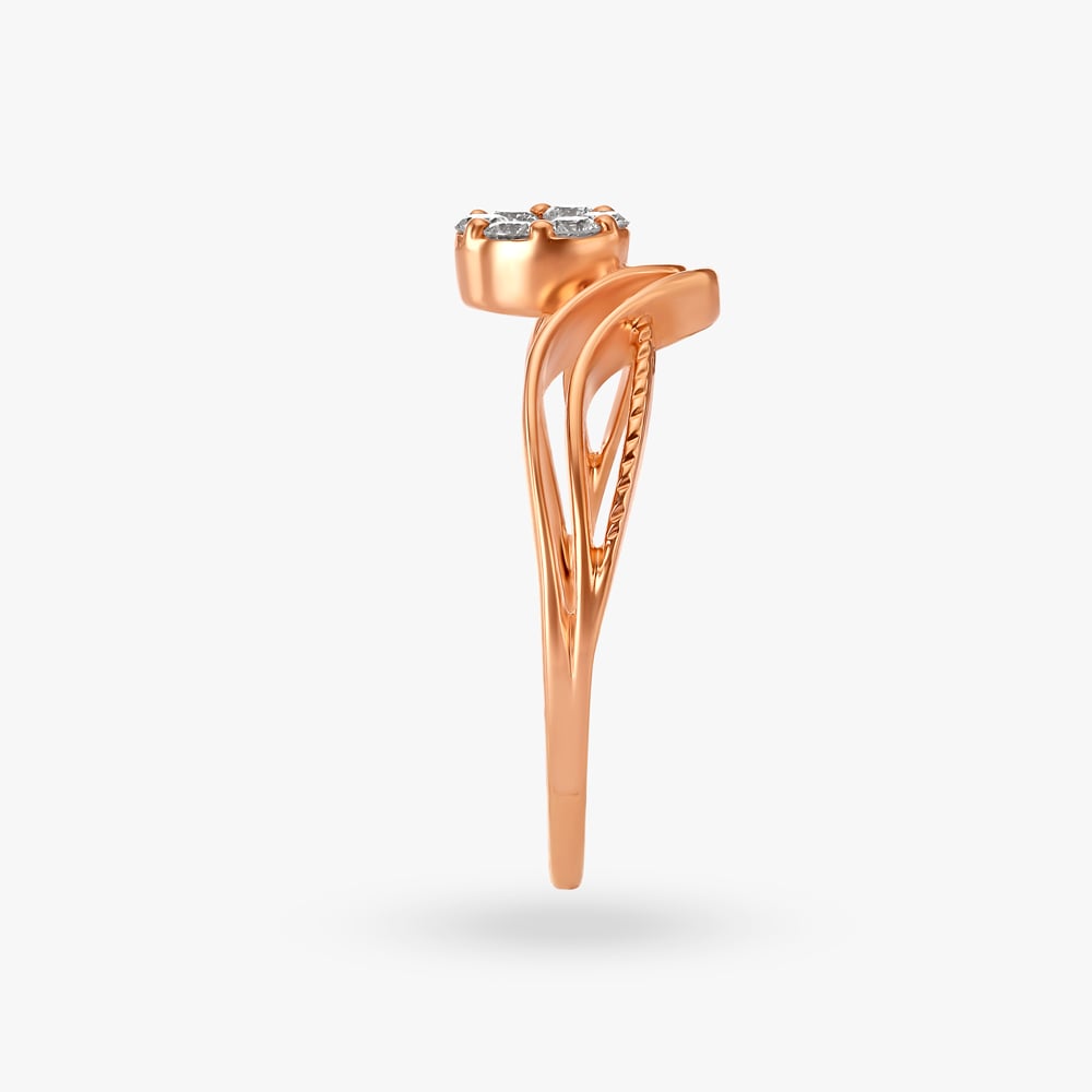 Entwine Diamond Finger Ring,,hi-res image number null