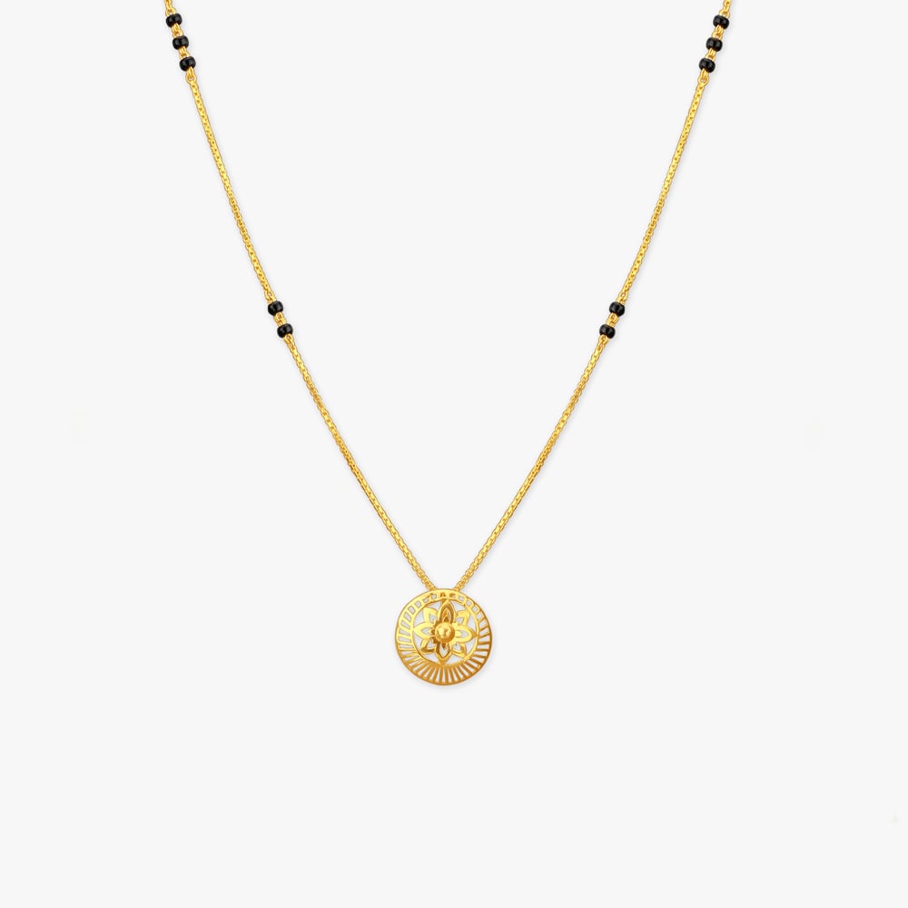 

Sunflower Circle Gold Mangalsutra
