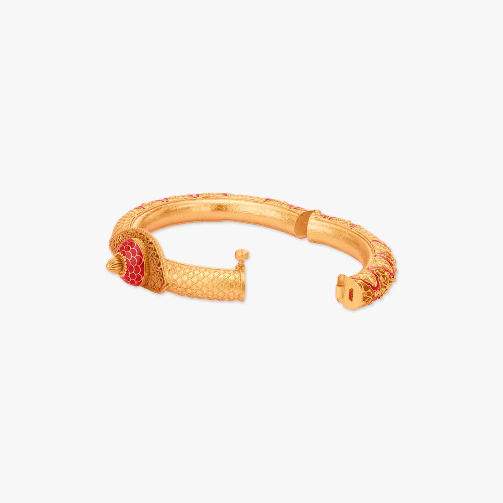 Sindoor Kouto Solid Bala Gold Bangles,,hi-res image number null