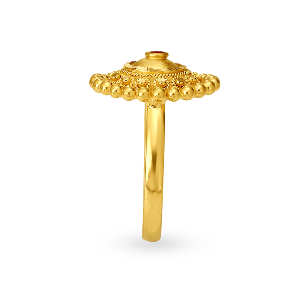 Sparkling Gold Ring,,hi-res image number null