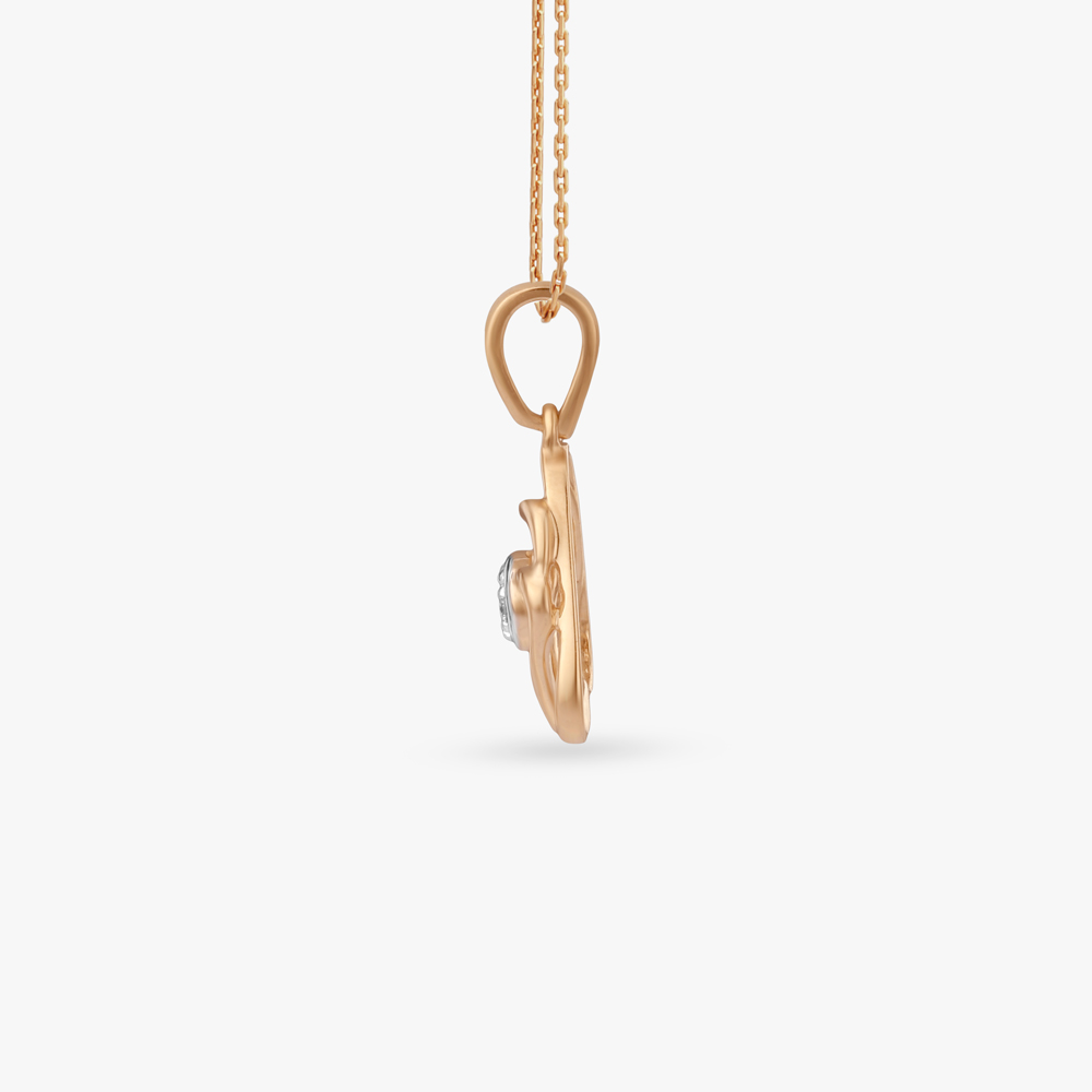Fluid Triangle Diamond Pendant,,hi-res image number null