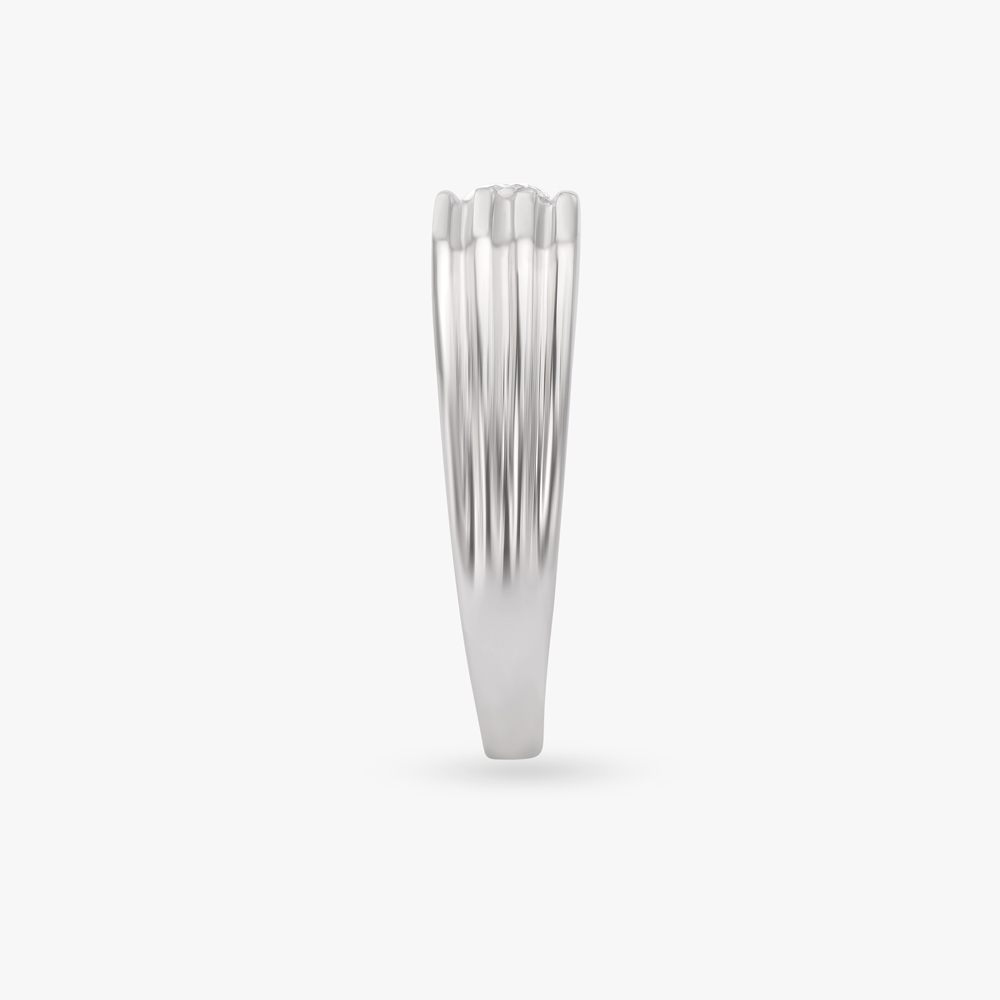 Vogueish Charm Platinum Ring For Men,,hi-res image number null