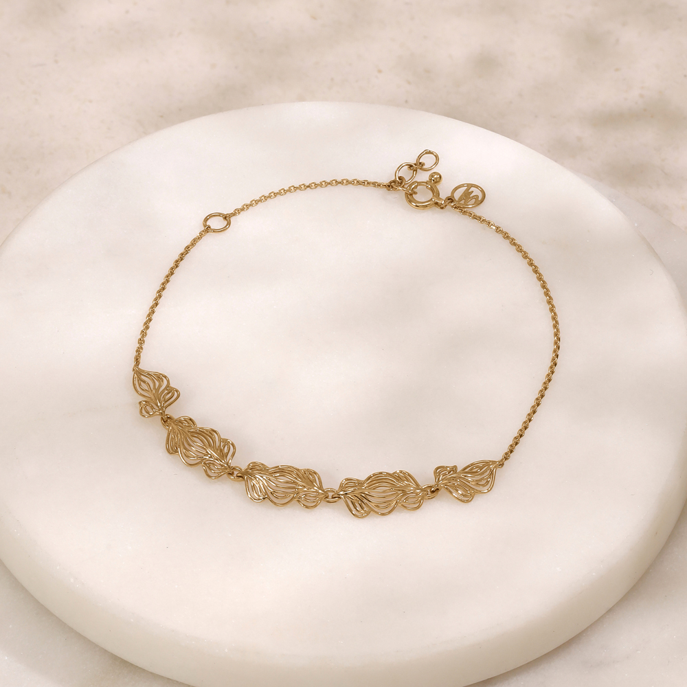 Flowing Dune Gold Bracelet,,hi-res image number null