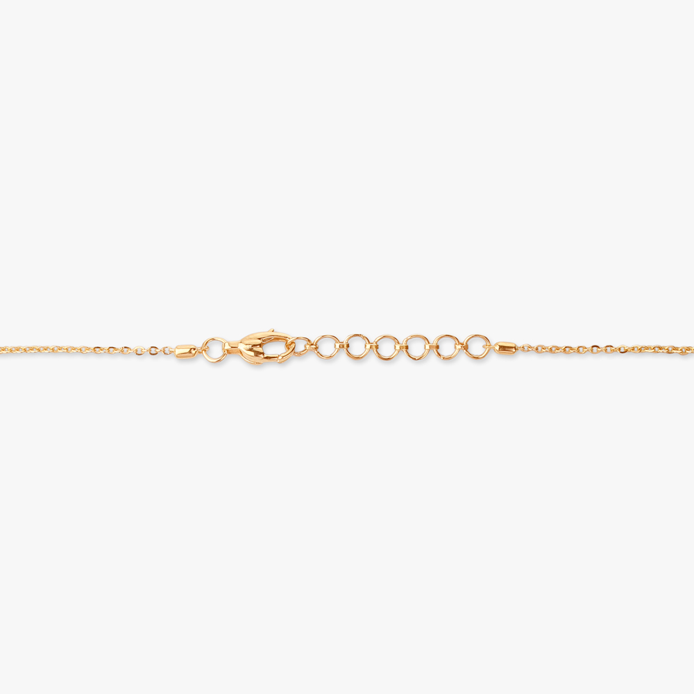 Petal Shimmer Gold Necklace Set,,hi-res image number null