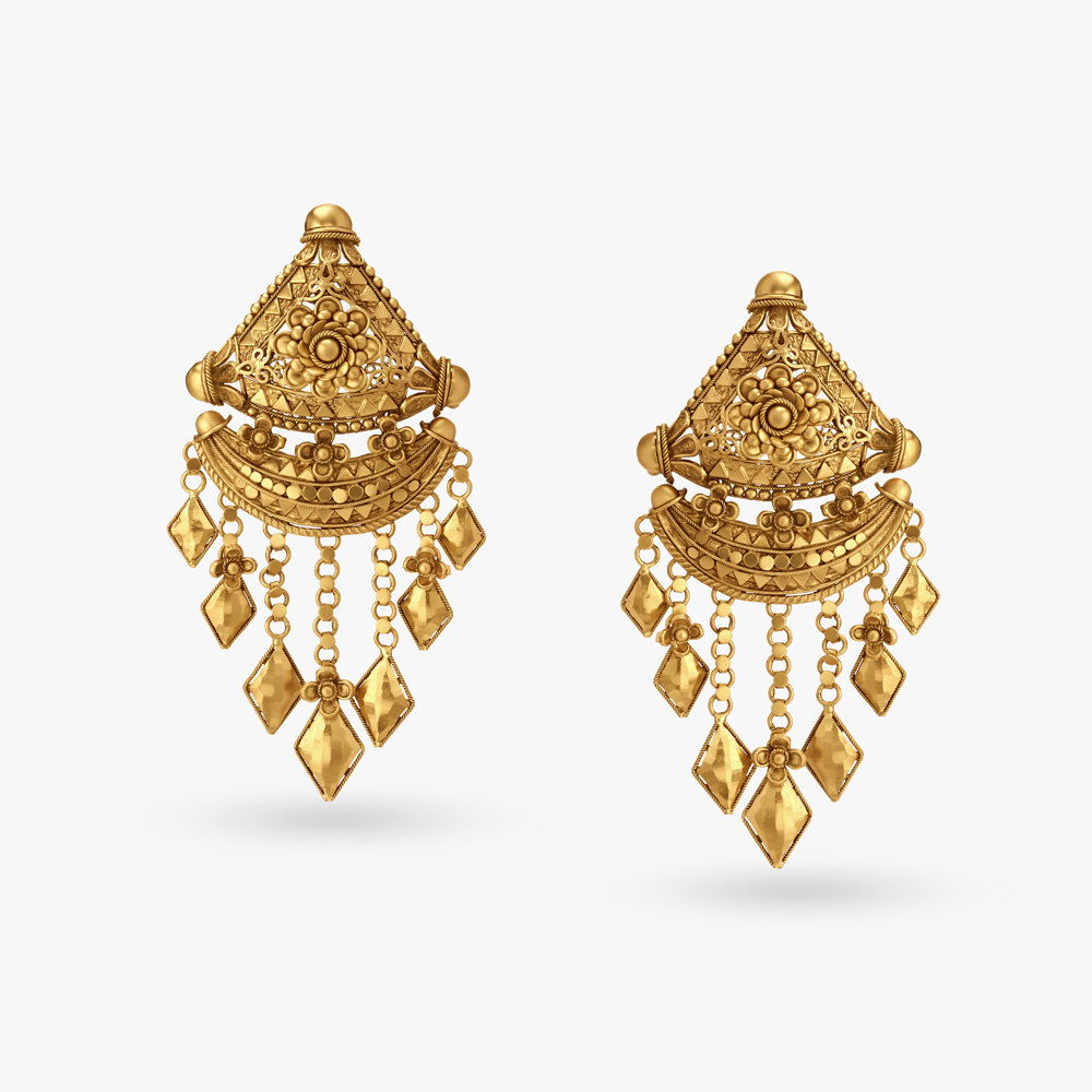 Intricately Designed Necklace Set with Jaali Work,,hi-res image number null