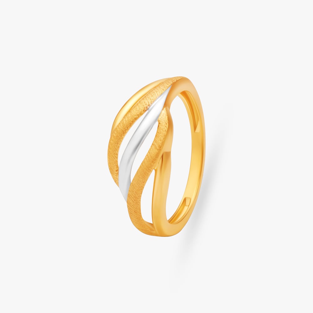 Heavenly Floral Gold Finger Ring