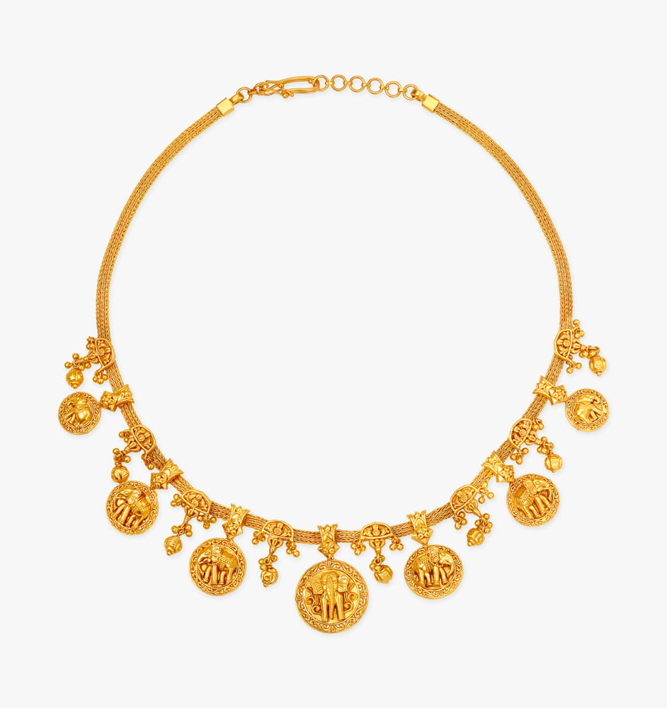 Gaja Vyalas Maginificent Necklace Set,,hi-res image number null