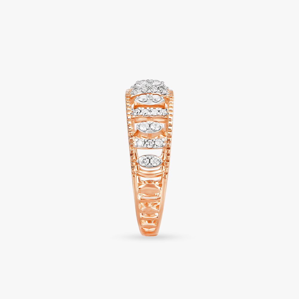 Vintage Charm Diamond Finger Ring,,hi-res image number null