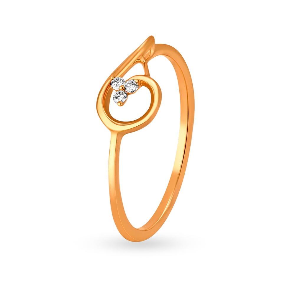 Timeless Trillium Diamond Finger Ring,,hi-res image number null