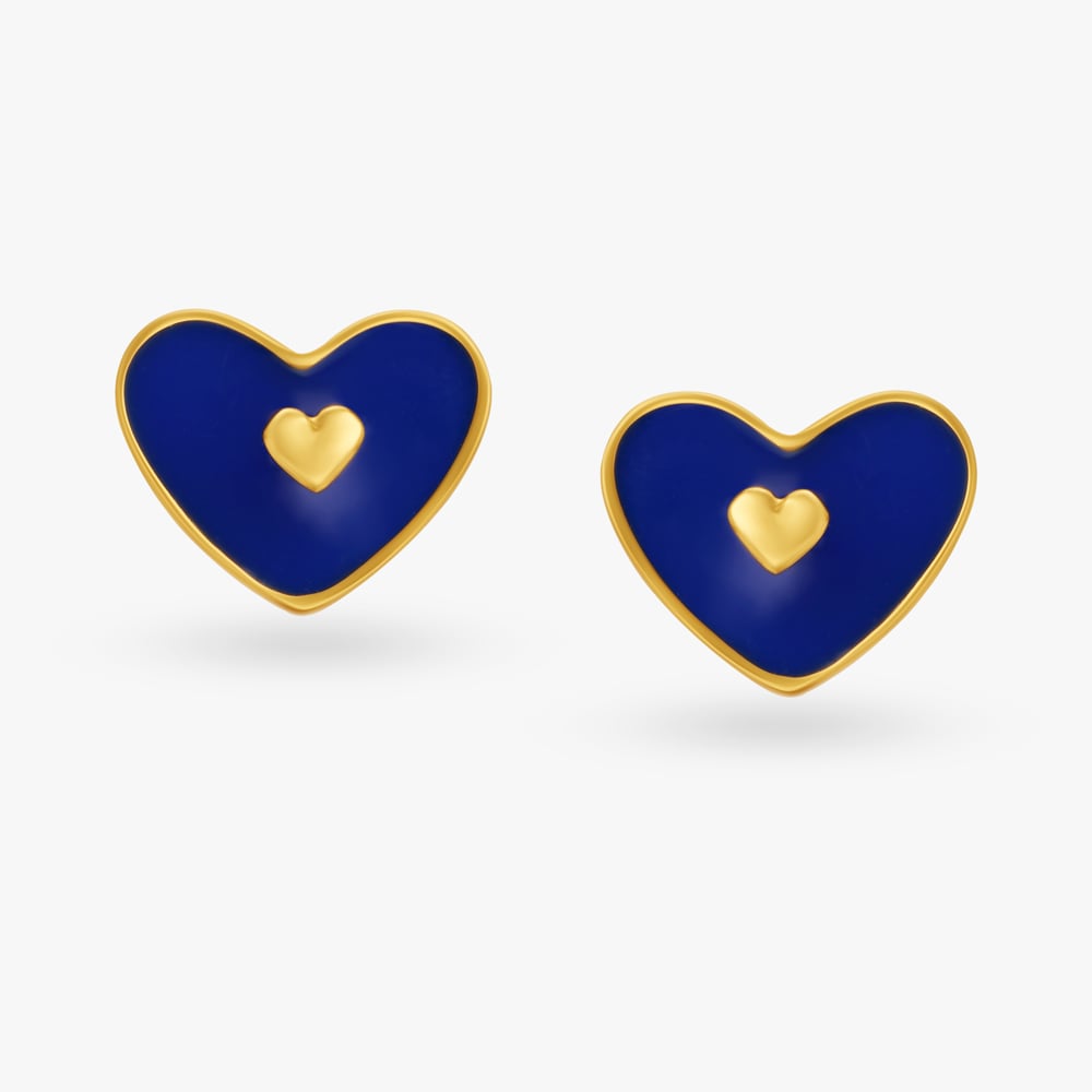 Midnight Love Stud Earrings for Kids,,hi-res image number null