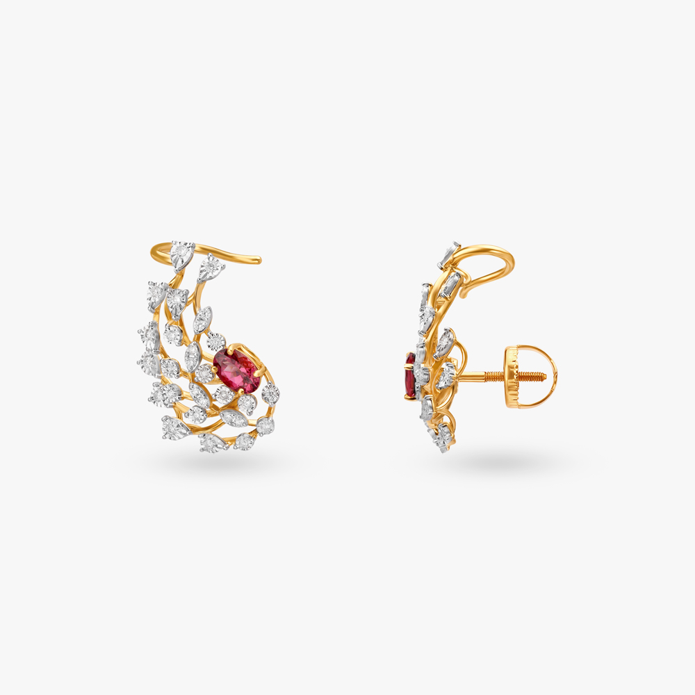 Opulent Diamond Pendant and Earrings Set,,hi-res image number null