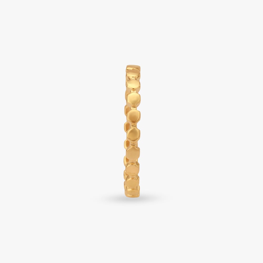 Pebble Trail Gold Ring,,hi-res image number null