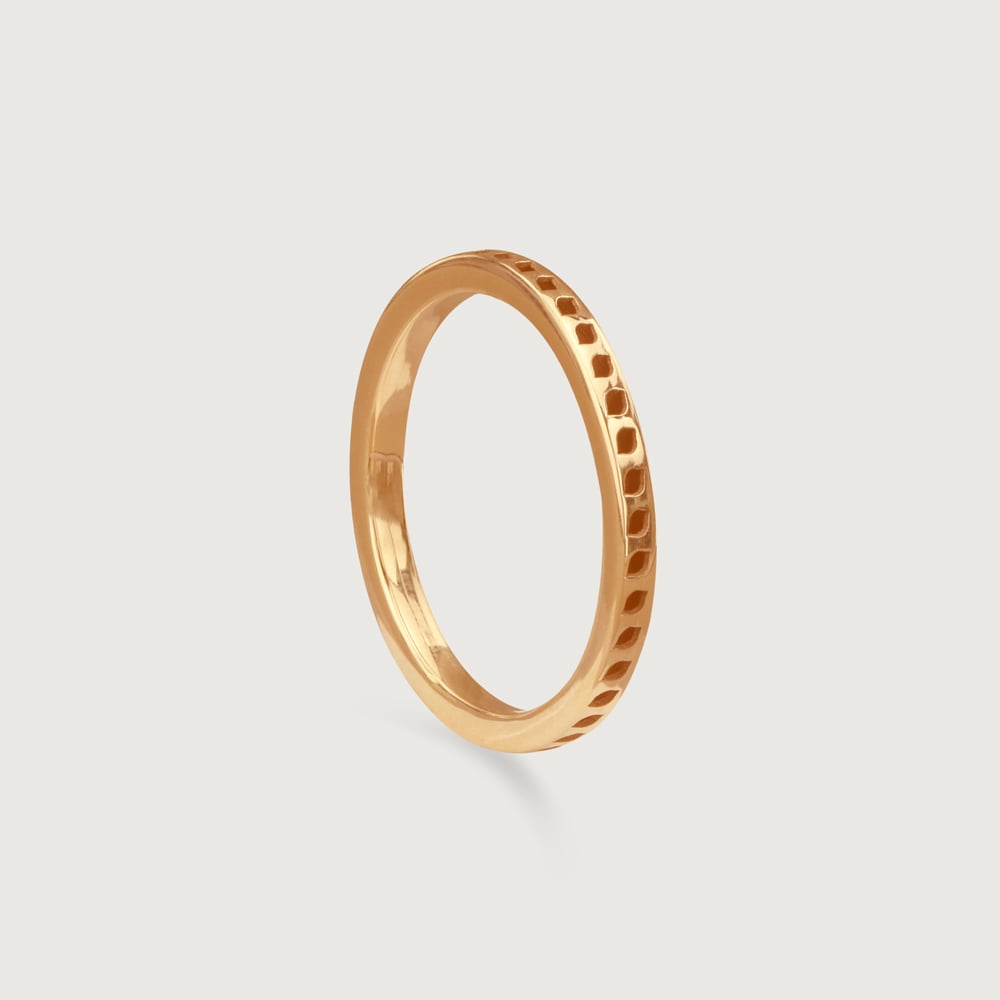 Grid Pop Gold Ring,,hi-res image number null