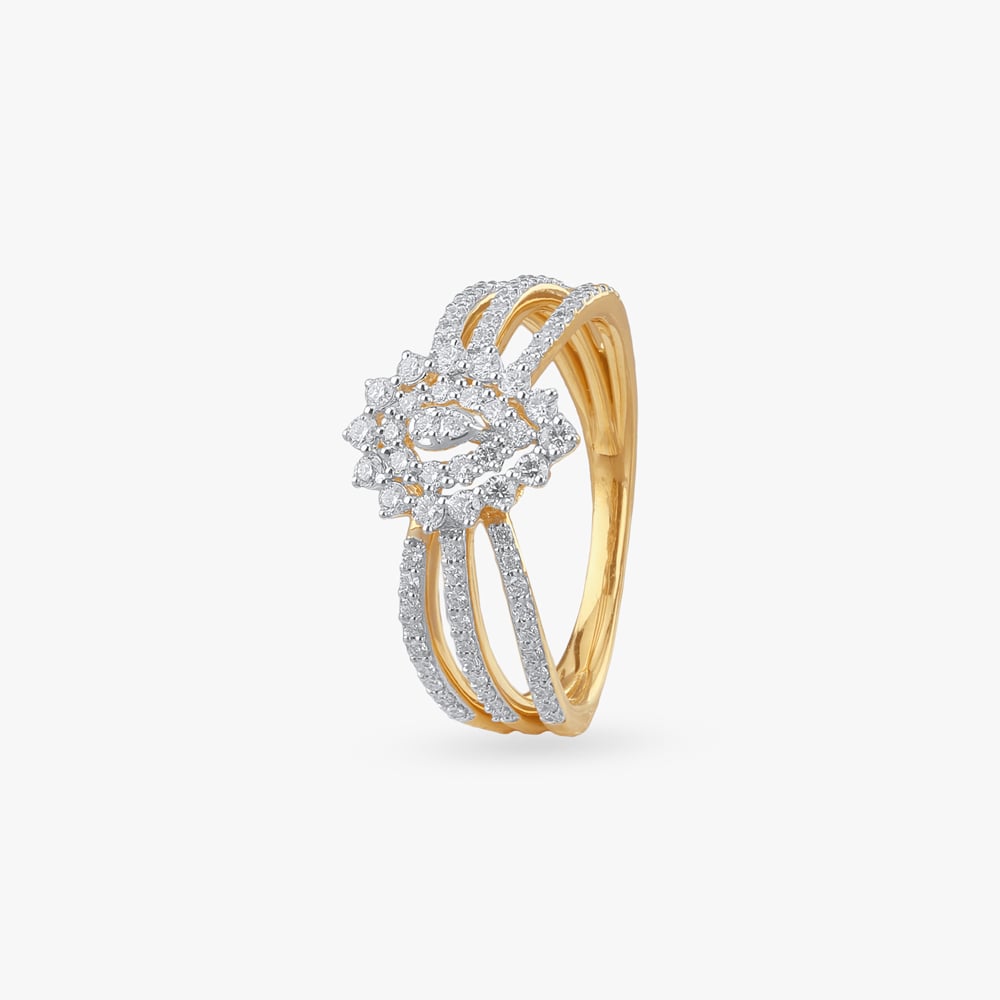 Luxe Bloom Diamond Ring,,hi-res image number null